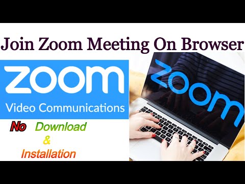 How To Join ZOOM Meeting on Browser | Updated