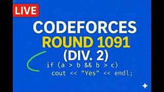 Codeforces Round 1091 (Div. 2) + CodeCraft 26 🔥 Full Contest Solve
