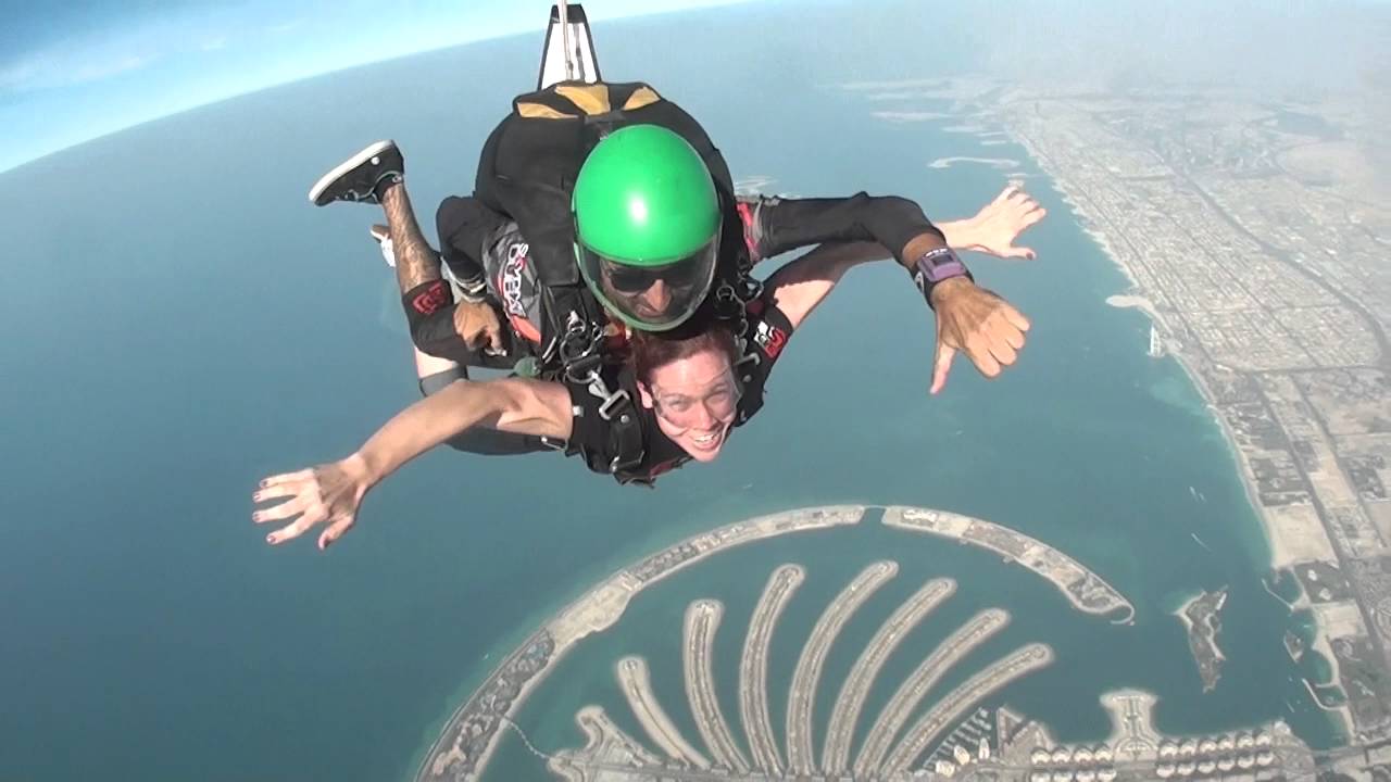 Dubai Randi Randi Tandem Skydive Dubai - YouTube