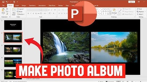 PowerPointでフォトアルバムを作成する方法