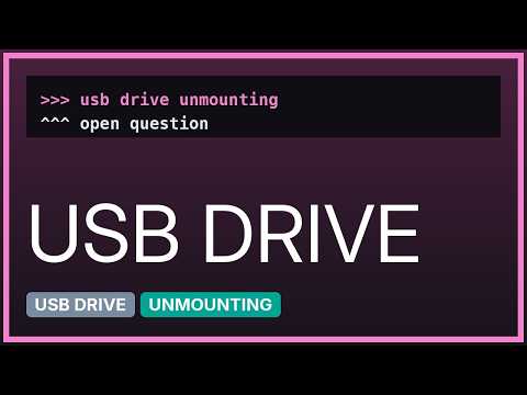 How to unmount flash drive gparted says busy?