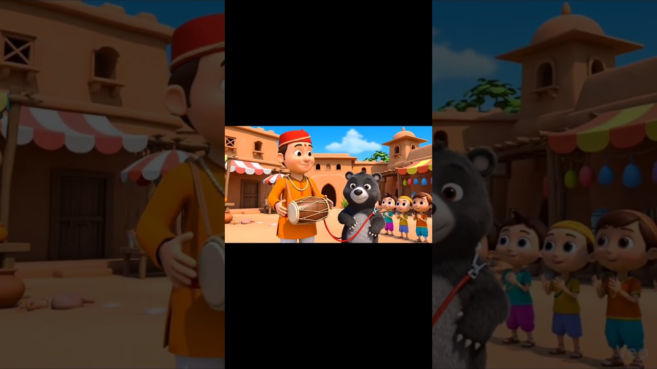 Kalu madari aaya kaka apna bhalu laya  | cartoon video | cartoon| कार्टून 