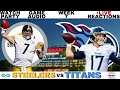 NFL WEEK 7: Pittsburgh Steelers vs Tennessee Titans: Game Audio/Scoreboard/Reactions