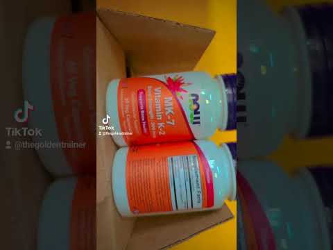 NOW Foods MK-7 Vitamin K-2, Extra Strength 300 mcg Veg Capsules available @ GoldenTrainer.com