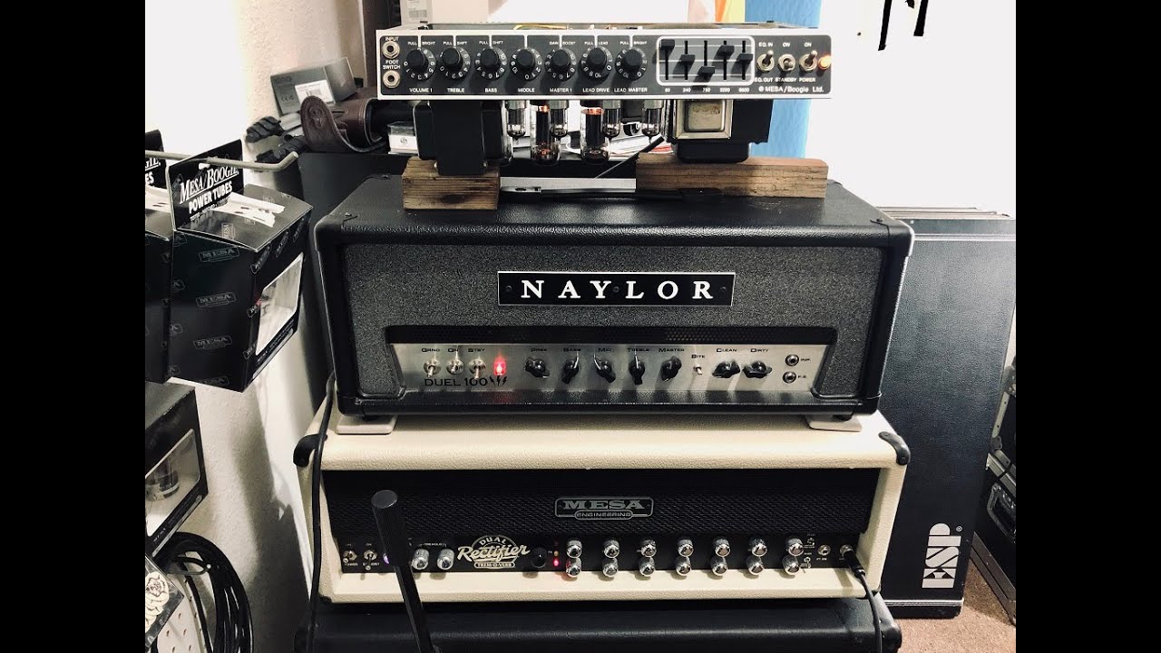 Mesa Boogie Tremoverb vs Naylor Duel 100 vs Mesa Boogie Mark IIC+