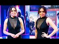 Amruta khanvilkar looking h0t in one piece black transparent dress at 10th liva miss diva 2022