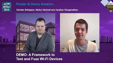 [Demo] A framework to test and fuzz Wi-Fi devices