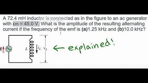 A 72.4 mH inductor is connected as in the figure to an ac ...   |   Physics Electricity & Magnetism