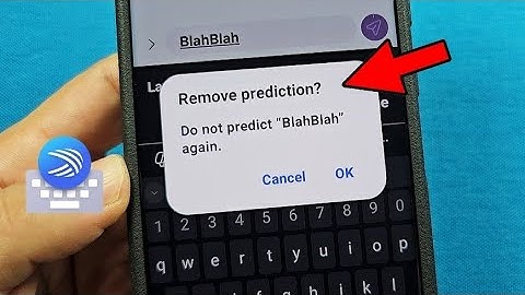 Remove Word Prediction Microsoft SwiftKey Keyboard