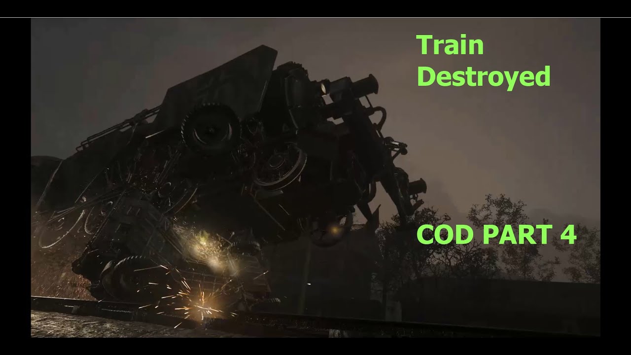 COD PART 4 | TRAIN DESTRUCTION | MOST DIFFICULT (VETERAN) | ROAD TO 1K ...