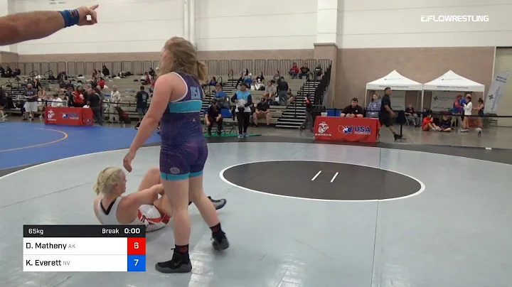 65 Kg Consi Of 8 1 Desarae Matheny Team Alaska Vs ...