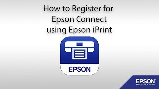 How to Register for Epson Connect using Epson iPrint screenshot 1