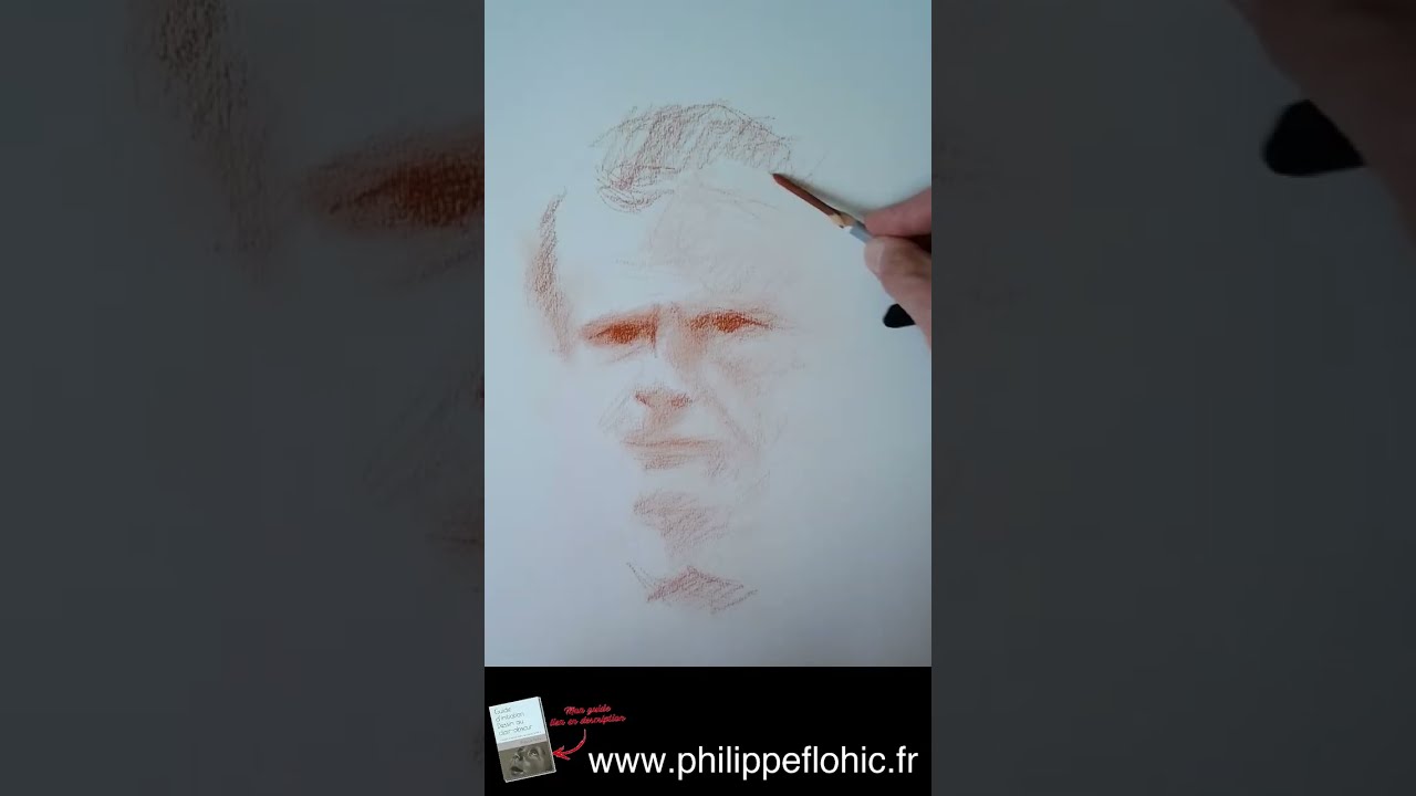 Portrait au  clair-obscur ✏️ | Démo rapide en direct