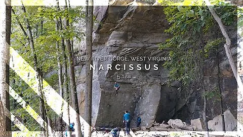 Narcissus 5.12a : action shots coming! : Sport Climbing New River Gorge, WV