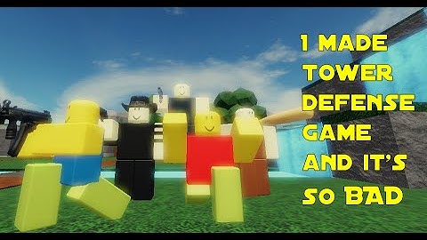 I made Tower Defense game in Roblox | Roblox MTD Devlogs 1