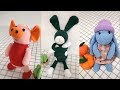 Make 10 Animal Dolls From Socks-DIY Creative Ideas