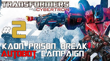 Transformers War for Cybertron - Autobot Campaign Part 2 - Kaon Prison Break (Sideswipe)