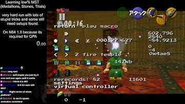 Ocarina of Time Low% MST learning/testing