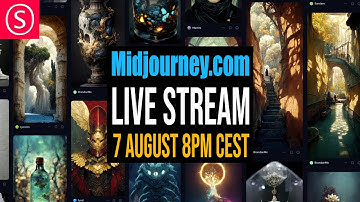 Midjourney.com Live Stream  -  OlivioTutorials.com