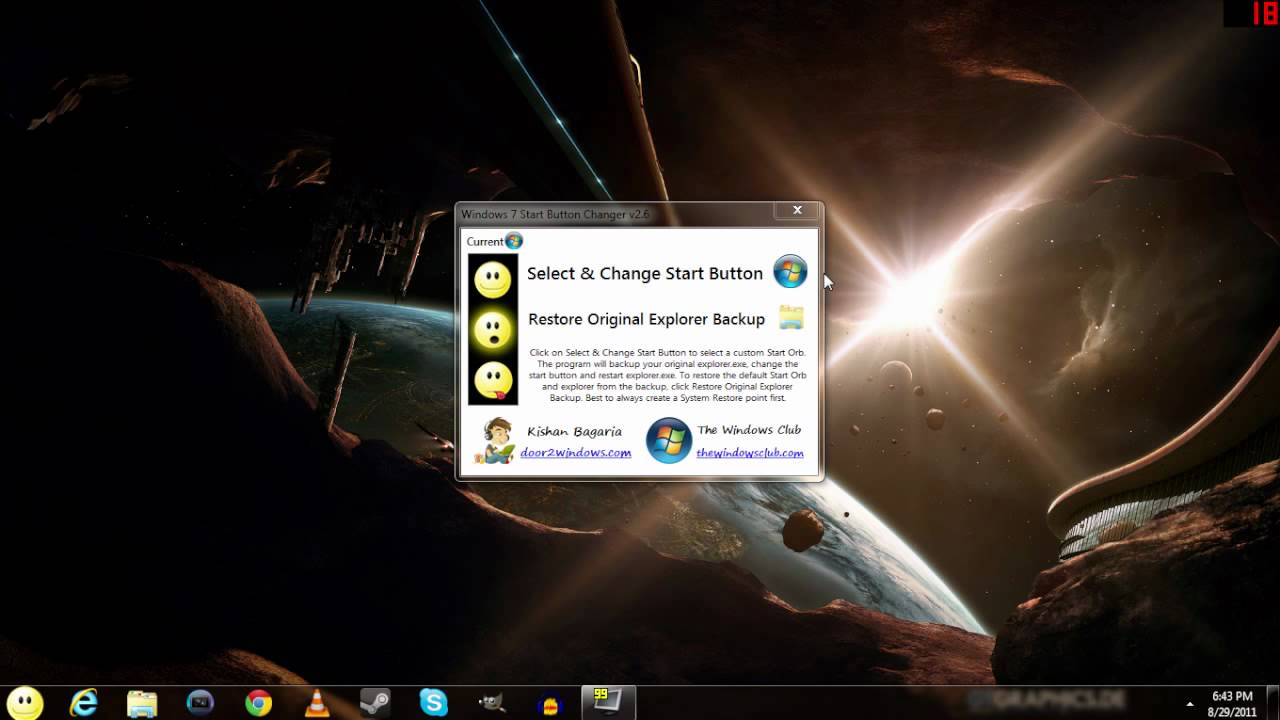 Windows 7 Start Orb YouTube