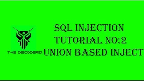 SQL injection video course | Union Based Injection | 2017