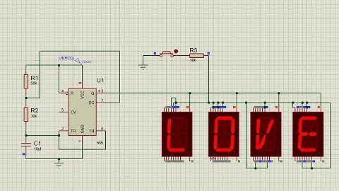 print on 14 segment display with proteus 8 pro simulation