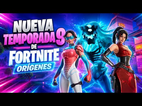 🔴🤩NUEVA TEMPORADA 9 DE FORTNITE ORIGENES🤩🔴
