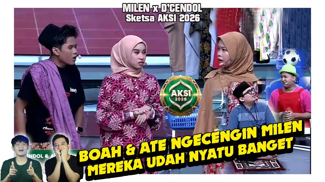 MILEN diejek Ate & Boah banyak job ga kebeli motor!! Cetas gong jokes nya