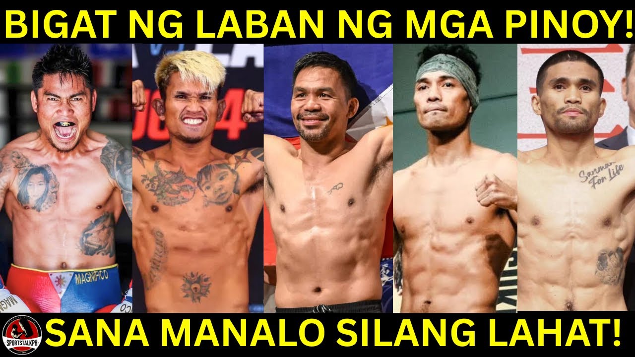 SUNOD SUNOD ang mga Laban ng Pinoy! Pacquiao, Casimero, Donaire, Magsayo, at Tapales!