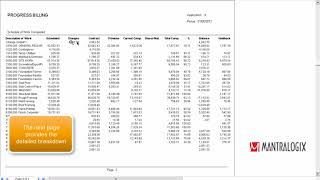 Sage 100 Contractor Progress Billing