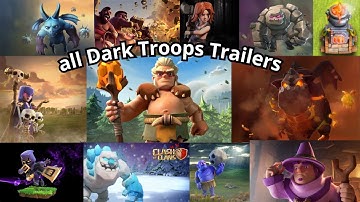 Clash of Clans - All Dark Elxir Troops