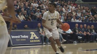 Akron routs Northern Illinois 94-55 in MAC regular-season finale