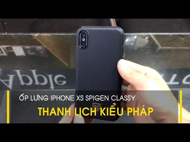 LÊ SANG | Ốp lưng iPhone XS Spigen La Manon Classy thanh lịch phong cách Paris, Pháp