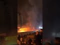 حريق هائل فى سانتوس كافية بجوار تيفولي دوم سيدي جابر الاسكندريه 