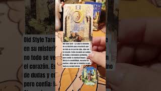 Las cartas del tarot te lo dicen hoy #tarot #aesthetic #lecturacartas #amor #tarotreading #shorts