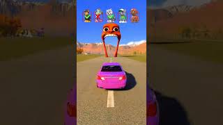 Giant & Small Cars Vs Tung Tung Tung Sahur & Paw Patrol - BeamNG.Drive