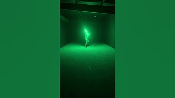 Cross Guard Green ￼Lightsaber #shorts #starwars #tatothepotato