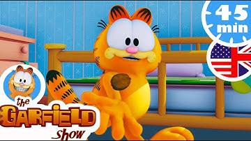 😼 Garfield is such a lazy cat 😹 - Funny compilation for kids