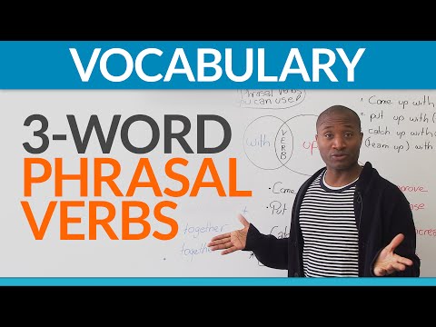 English Expressions: three-word phrasal verbs