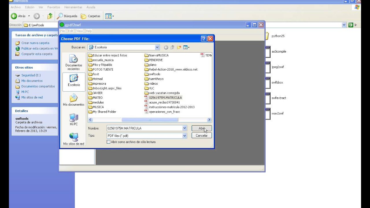 TUTORIAL SWFTOOLS - YouTube