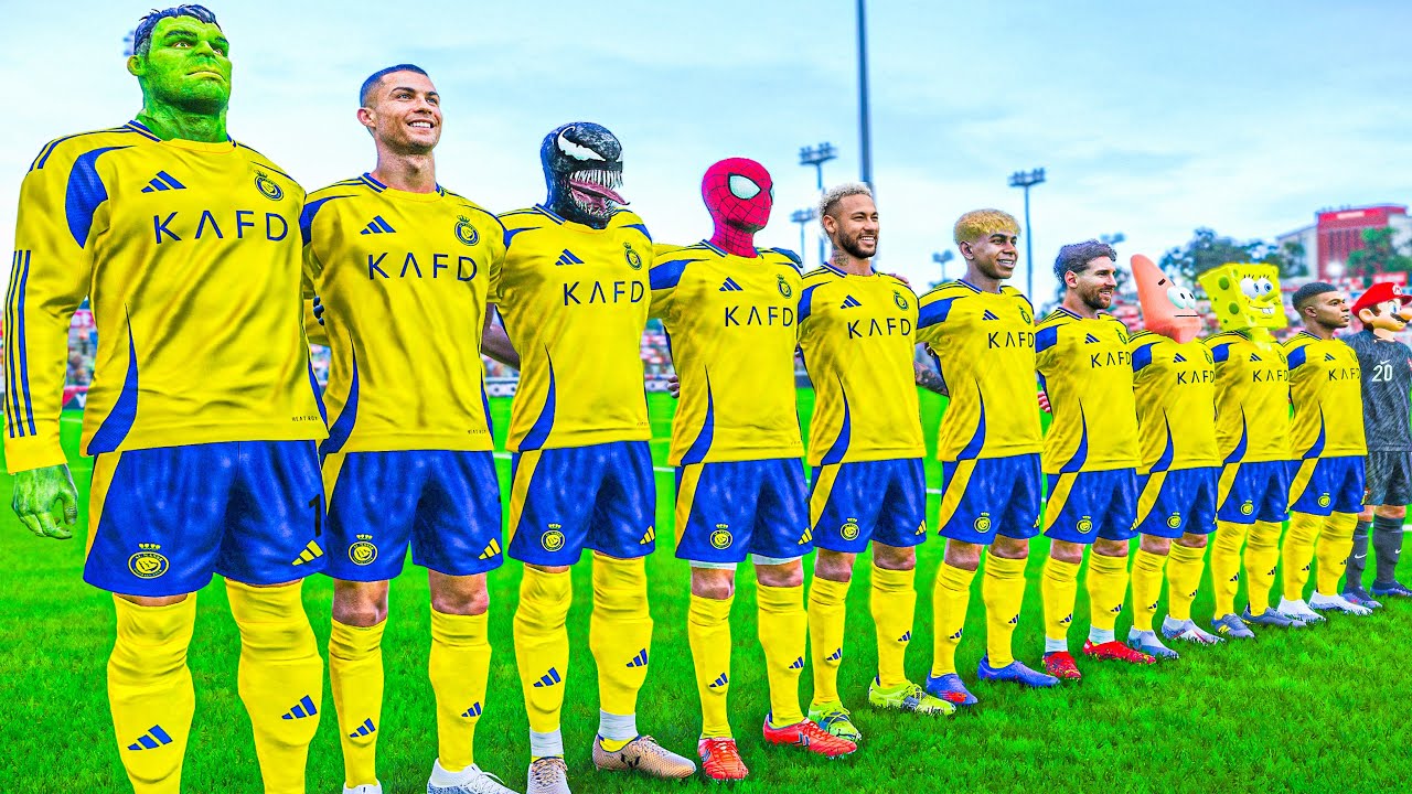 Роналду, Месси, Человек-паук, Неймар 🌍 Что если бы Роналду, Месси, Человек-паук, Неймар и все ост...