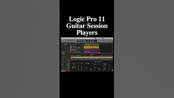Logic Pro 11 Guitar Session Players #logicpro11  #musicproducer #howtomakemusicnow #freeplugins