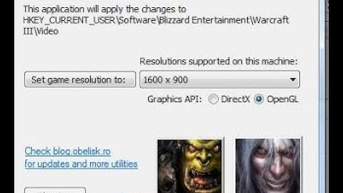 Cara Fix Resolusi Warcraft 3 agar full Resolution atau full screen