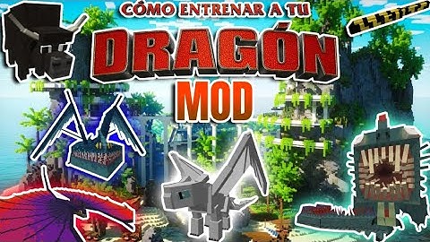 🐲🔥Como ENTRENAR a tu DRAGÓN MOD para MINECRAFT 1.20.1🌋 - HICCUP'S LEGACY