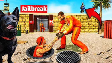 Grand Jail Prison Break Escape Simulator   Bank Robbery With A   Android Gameplay