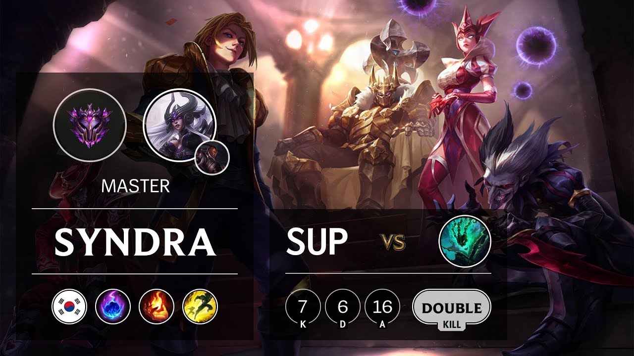 Syndra Support vs Thresh - KR Master Patch 9.19