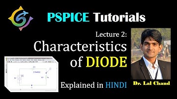Diode Characteristics Using PSPICE | Simulation of Diode  #ASC COLLEGE CHOPDA #PSPICE #Simulation