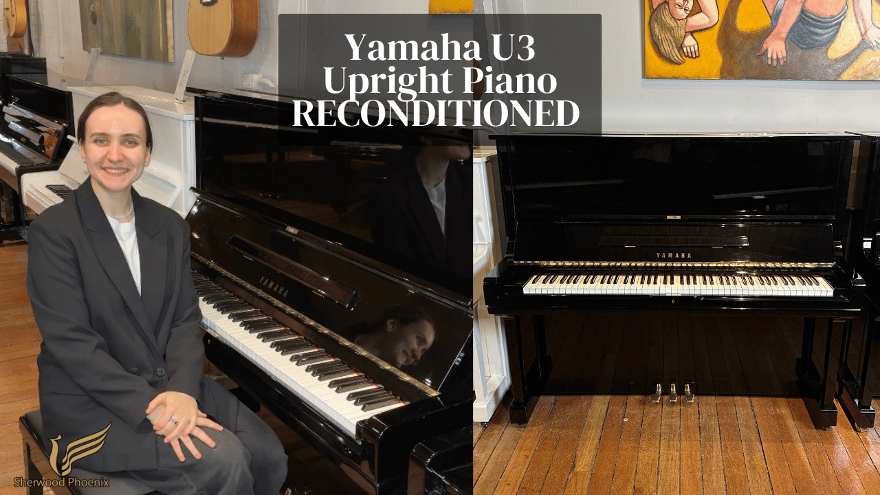 Reconditioned Yamaha U3 Upright Piano Black Polyester | Review