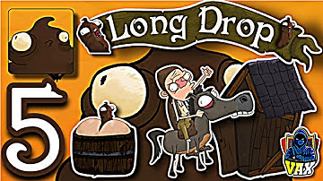 Long Drop  💩 | Gameplay Walkthrough Part 5 Level (41 - 50) - (iOS, Android)