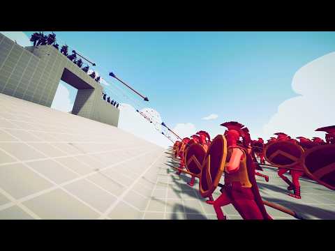 50x ELITE ARCHERS FORT DEFENSE vs 100x ANCIENT ARMY - TABS | Totally Accurate Battle Simulator